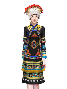 瑶族公务员节庆盛装方案设计